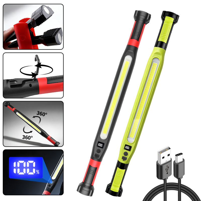 مصباح عمل COB من النوع C قابل  - مراجعة Outdoor Camping Lamp وسعره