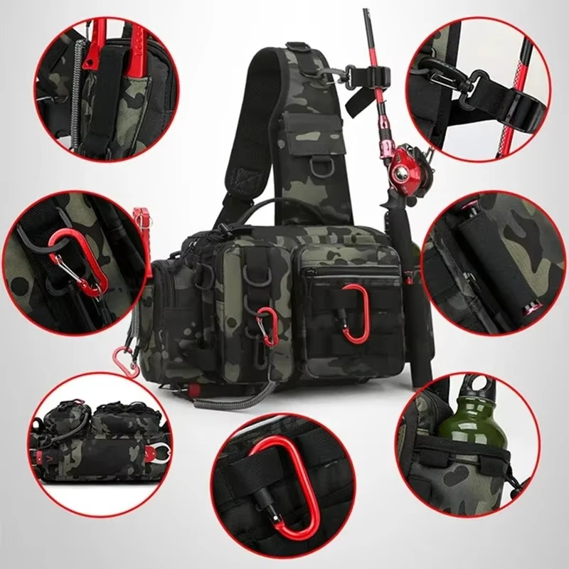 حقيبة خصر تكتيكية للتخييم والت - مراجعة Outdoor Camping Storage Box وسعره