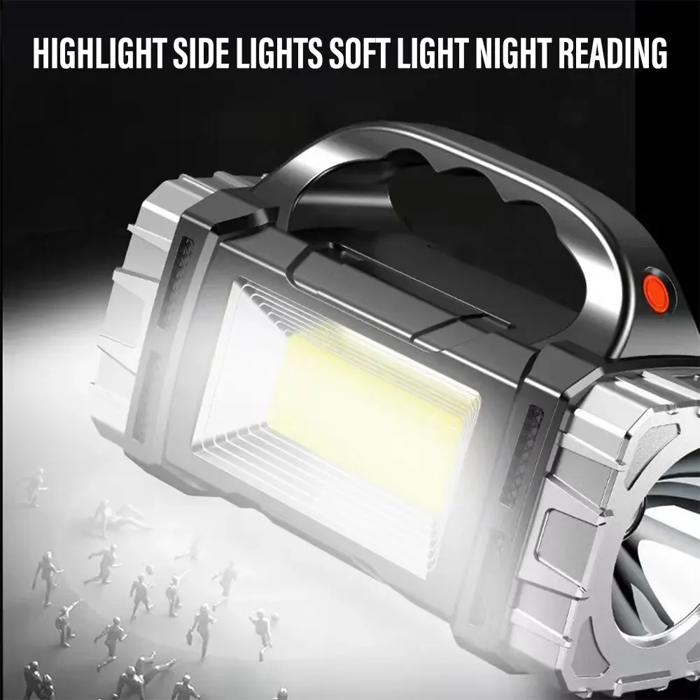 مصباح يدوي LED شمسي عالي الطاق - مراجعة Outdoor Camping Lamp وسعره