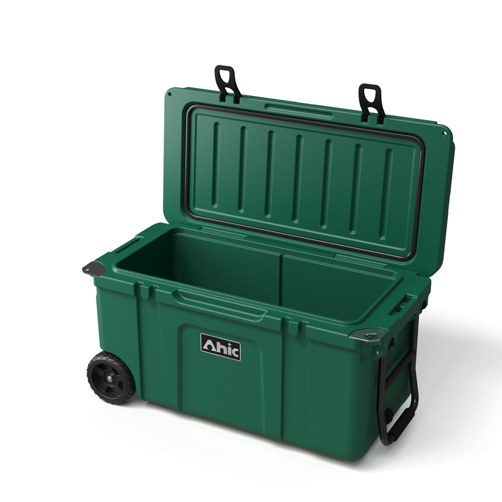 صندوق تبريد بلاستيكي معزول بعج - مراجعة Outdoor Camping Box وسعره