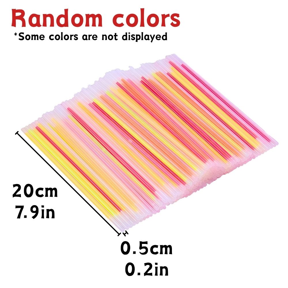 64/121 قطعة من عصي الإضاءة الف - مراجعة Glow Sticks Survival وسعره