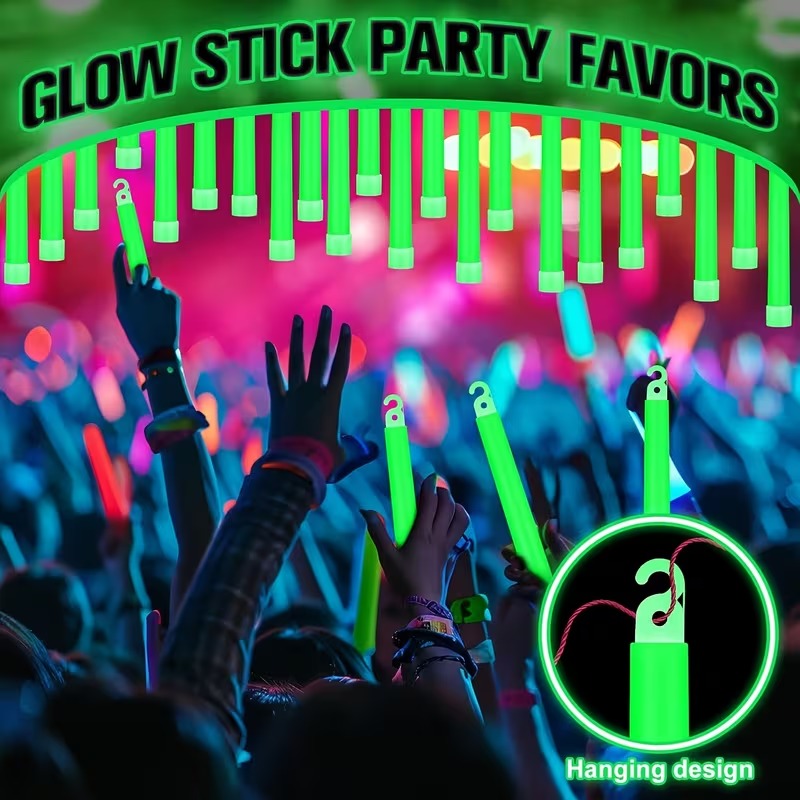10-50 قطعة من العصي المضيئة، س - مراجعة Glow Sticks Survival وسعره