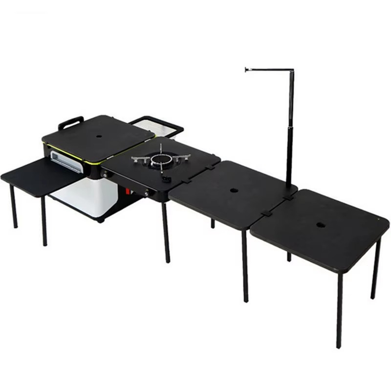 صندوق مطبخ محمول عالي الجودة ل - مراجعة Outdoor Camping Kitchen Table وسعره
