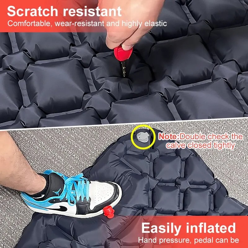 وسادة نوم قابلة للنفخ من مادة  - مراجعة Camp Pillow Compressible وسعره