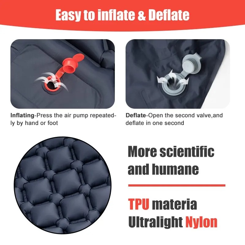وسادة نوم قابلة للنفخ من مادة  - مراجعة Camp Pillow Compressible وسعره