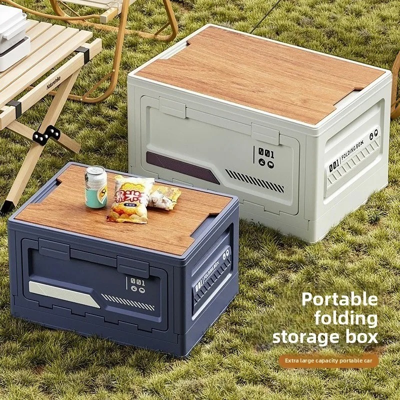 صندوق تخزين خشبي لصندوق السيار - مراجعة Outdoor Camping Storage Box وسعره