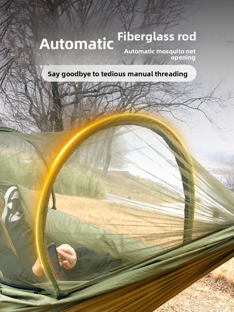 أرجوحة مضادة للبعوض للتخييم في - مراجعة Outdoor Camping Mosquito Net وسعره