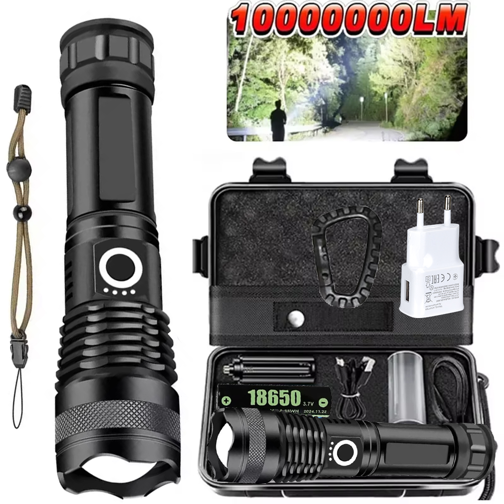 مصباح يدوي LED عالي الطاقة قاب - مراجعة Outdoor Camping Lamp وسعره