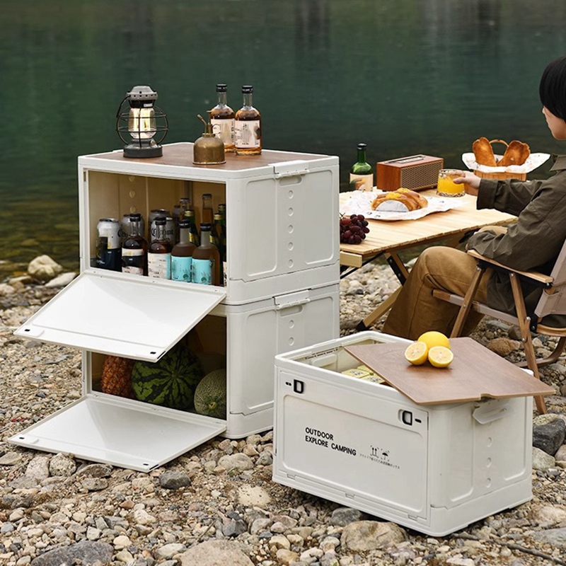 صندوق تخزين طاولة سياحية قابل  - مراجعة Outdoor Camping Box وسعره