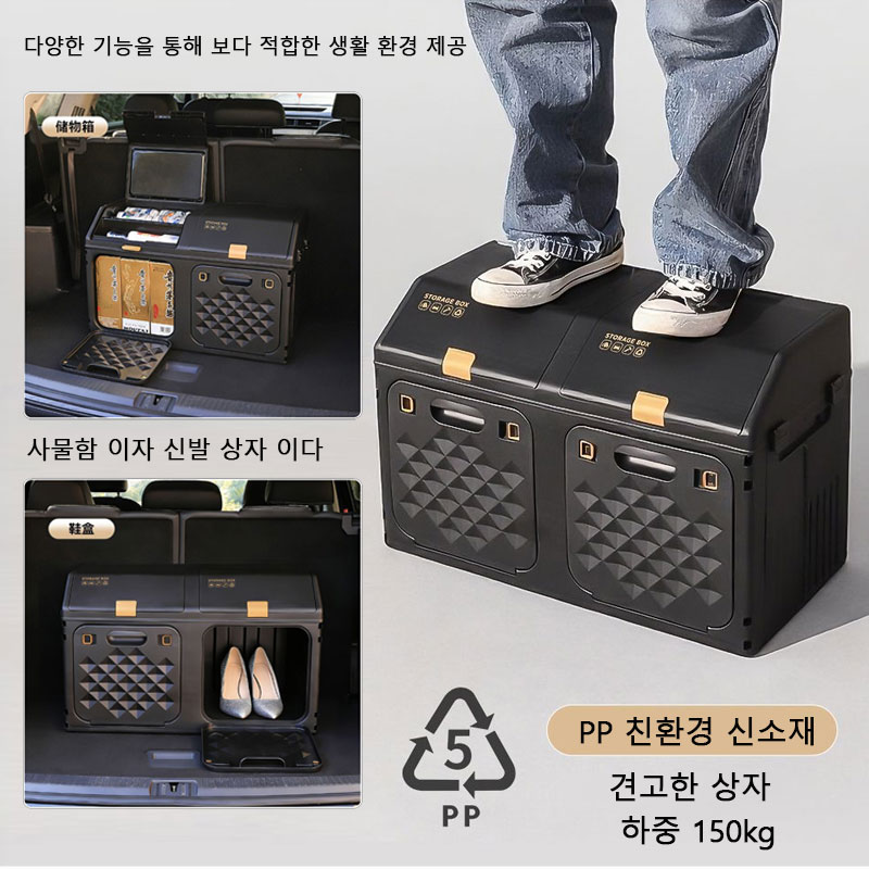 صندوق تخزين محسّن مائل لصندوق  - مراجعة Outdoor Camping Storage Box وسعره