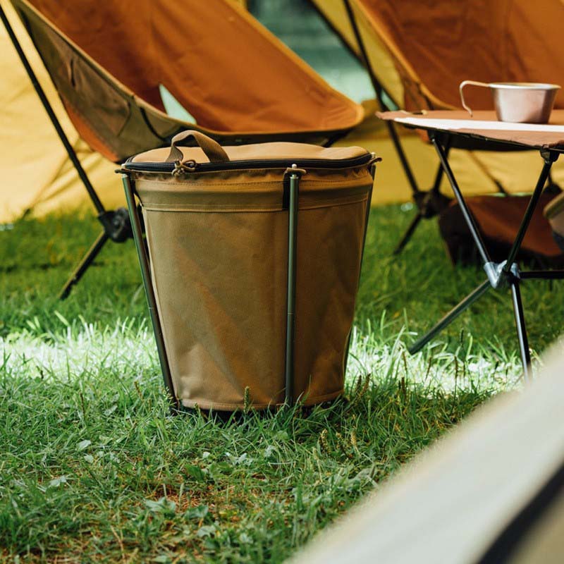 سلة المهملات للتخييم في الهواء - مراجعة Outdoor Camping Bin وسعره