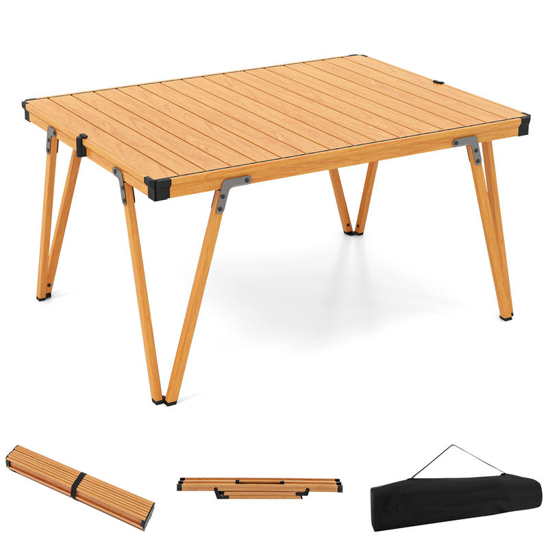 طاولة نزهة قابلة للطي مقاس 93  - مراجعة Outdoor Camping Table With Storage وسعره