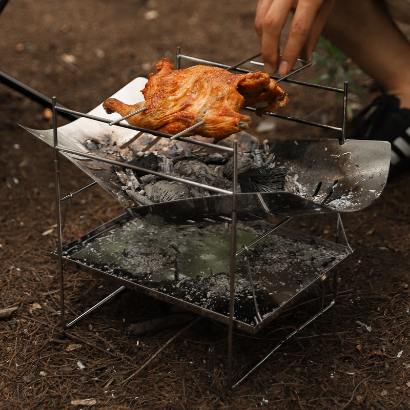 حرق الخشب موقد للتخييم المحمول - مراجعة Outdoor Camping Wood Stove وسعره
