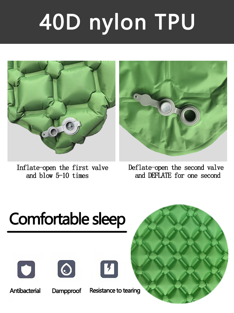 فراش قابل للنفخ للتخييم، سرير  - مراجعة Outdoor Camping Rugs وسعره