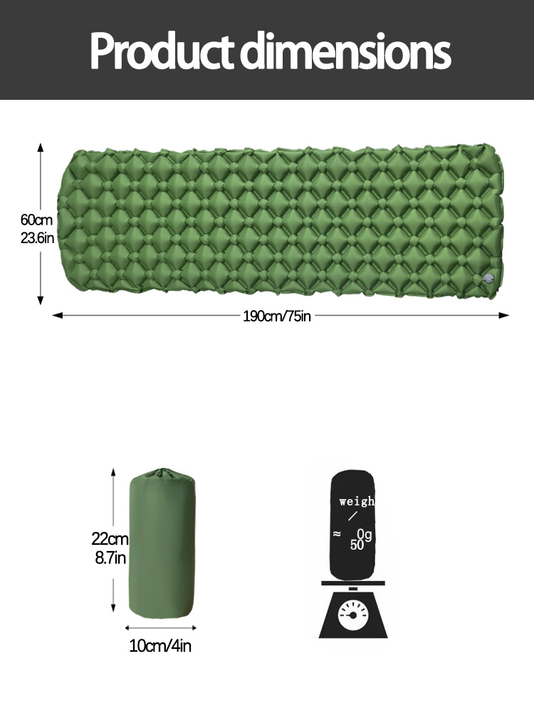فراش قابل للنفخ للتخييم، سرير  - مراجعة Outdoor Camping Rugs وسعره